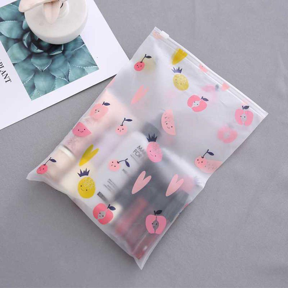 Túi Đựng Mỹ Phẩm Trong Suốt Họa Tiết Trái Cây Xinh Xắn