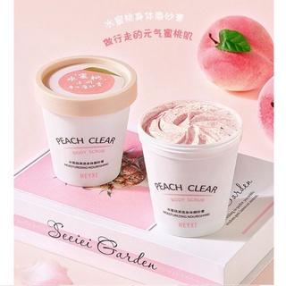 Tẩy da chết body đào peach clear body scrub 200ml