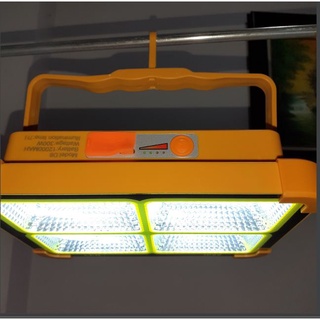 Đèn led tích điện siêu sáng 300w,nguồn nlmt và type c- 336 led với 3 chế độ sáng sáng trắng , sáng ấm, sáng vàng