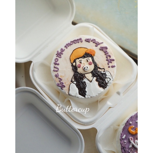 Bánh kem bento, bánh kem mini vẽ chibi. Đặt trước 2-3h ship hỏa tốc nội thành sài gòn.