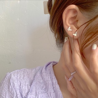 [silver925] Đôi Khuyên Tai 🦋 Xinh Xắn