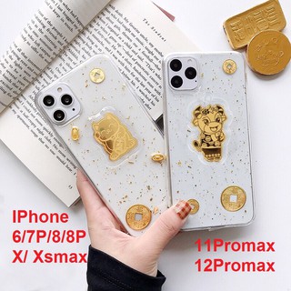 Ốp Mèo, Trâu Thần Tài Cho IPhone - Ốp Tết 2021