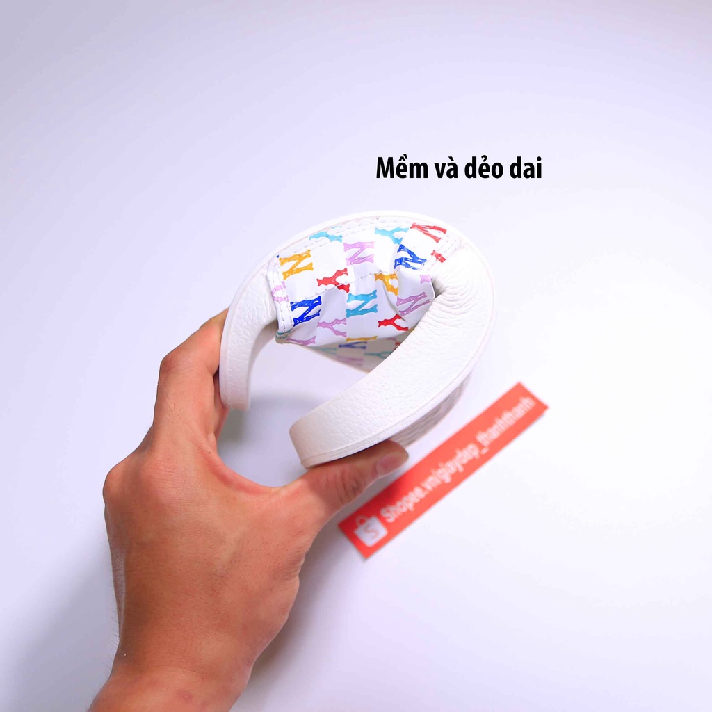 Dép Nữ Quai Ngang NY-Monogram Multicolor Giá Tốt Tháng 6
