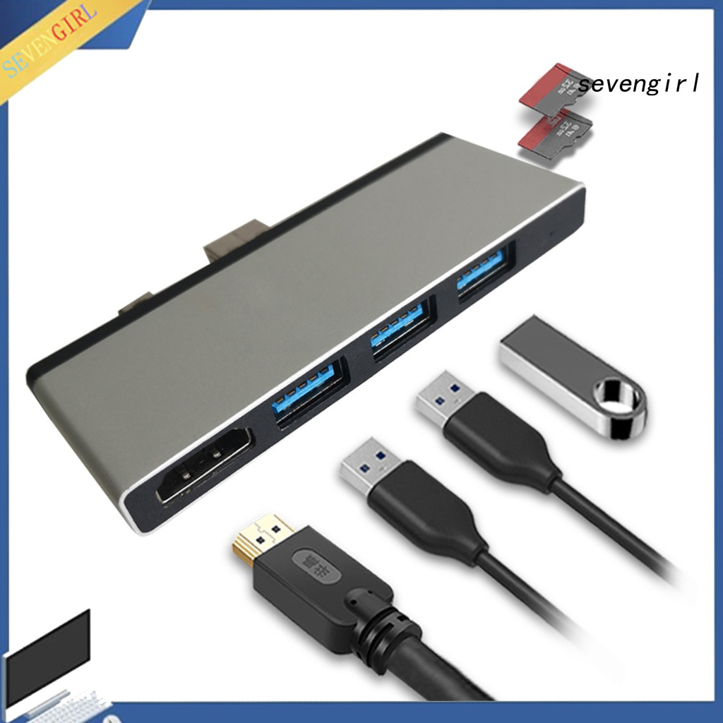 Bộ Chia Cổng Usb 3.0 4 Trong 1 Cho Máy Tính Bảng Surface Pro4 / 5 / 6 | BigBuy360 - bigbuy360.vn
