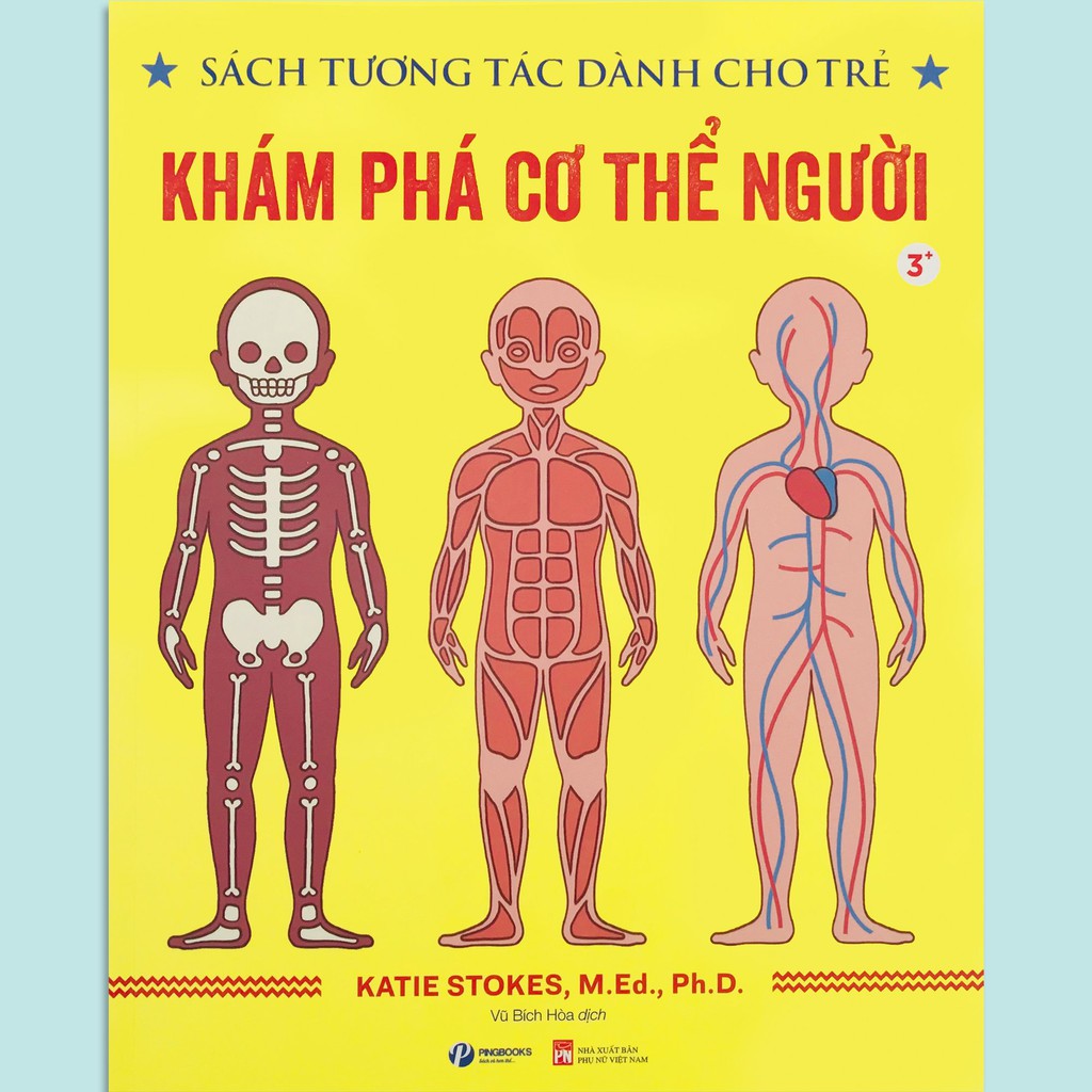 Sách - Khám phá cơ thể người - Sách tương tác dành cho trẻ 3+