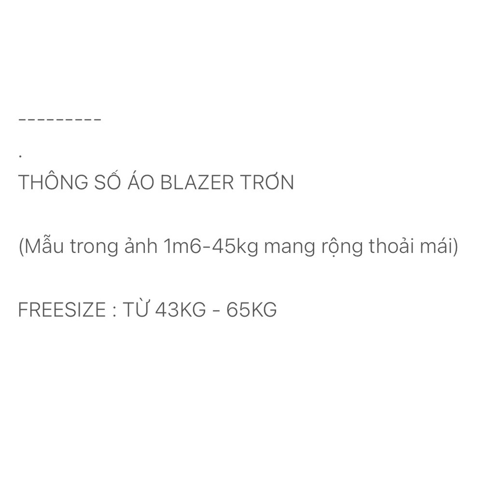 ÁO KHOÁC BLAZER