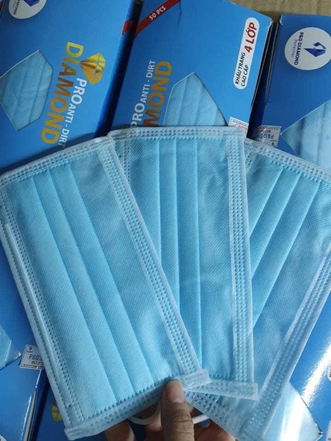 Khẩu Trang Y Tế 4 lớp, KF94 Minh Phương MP Mask- 3 màu trắng, xanh, xám