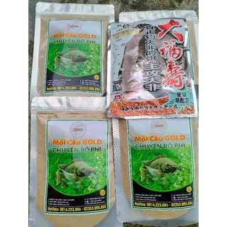 Mồi câu Rôphi Diêu Hồng. combo 5 gói