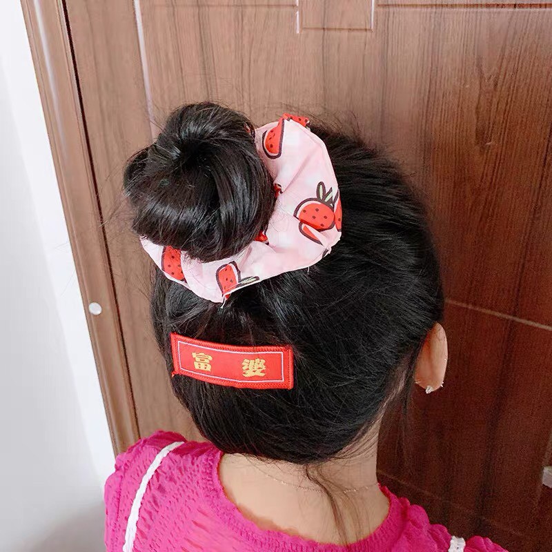 Dây Buộc Tóc Vải Scrunchies Sắc Màu Bốn Mùa Cho Bạn Nữ A506