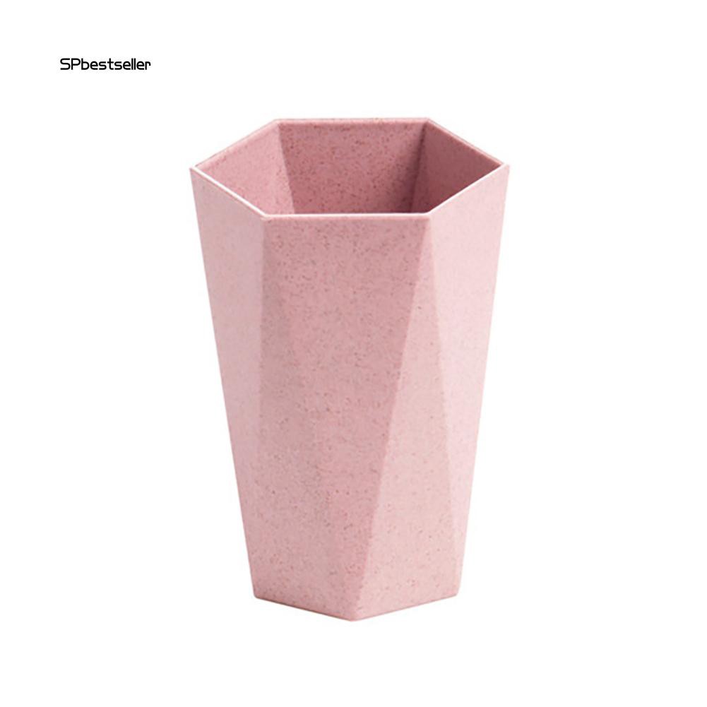 Cốc đánh răng rơm lúa mì phong cách Bắc Âu dành cho cặp đôi khi đi du lịch