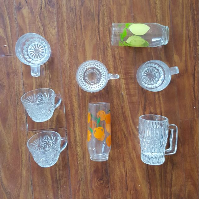 Bộ cốc thủy tinh 8 món