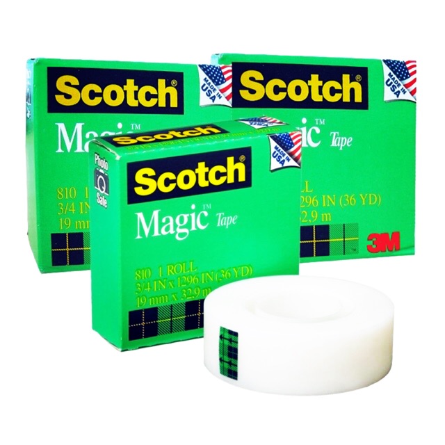 Băng dính 3M 810 scotch magic loại 3/4 inches