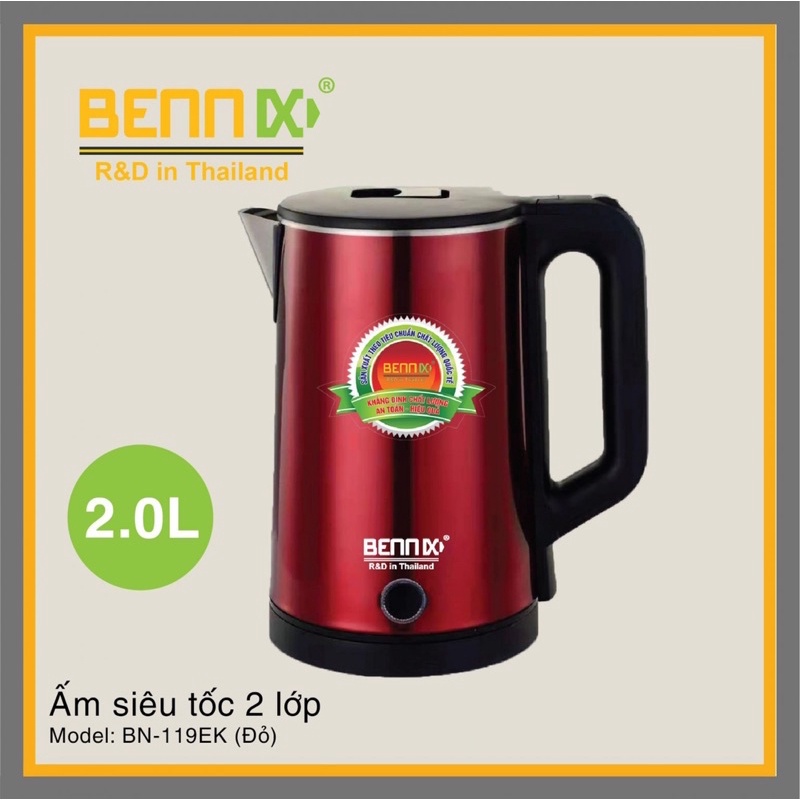 ấm siêu tốc benmix 119EK