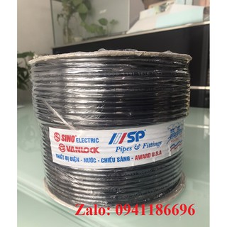 Cáp điện thoại 2 đôi - 2 pair (4 lõi 2x2x0.5) Sino, LH 0941186696