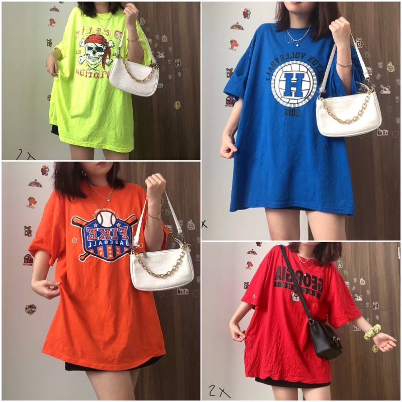ÁO THUN MỸ BIGSIZE 2HAND loại 1 UNISEX form rộng NAM NỮ (được chọn mẫu) 🌸 Muoi2hand