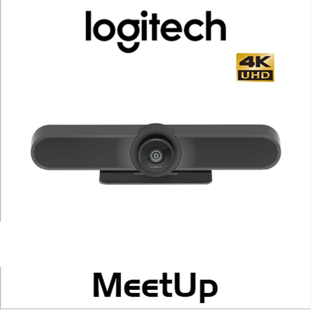 Logitech Meetup - Webcam Họp Trực Tuyến Camera Siêu Lớn, Góc Rộng 120*, Chất Lượng 4K