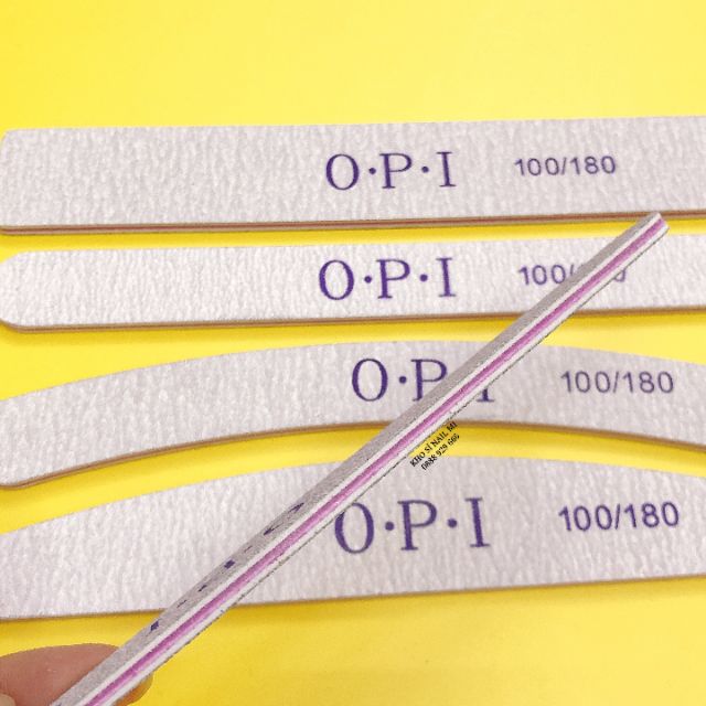 Dũa móng OPI - loại dày đủ 5 hình chuyên dụng cho dân làm móng (lẻ chiếc)