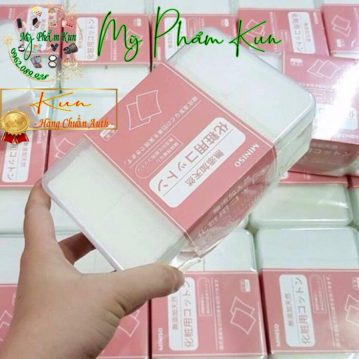 Bông Tẩy Trang Dạng Hộp Miniso 1000 miếng