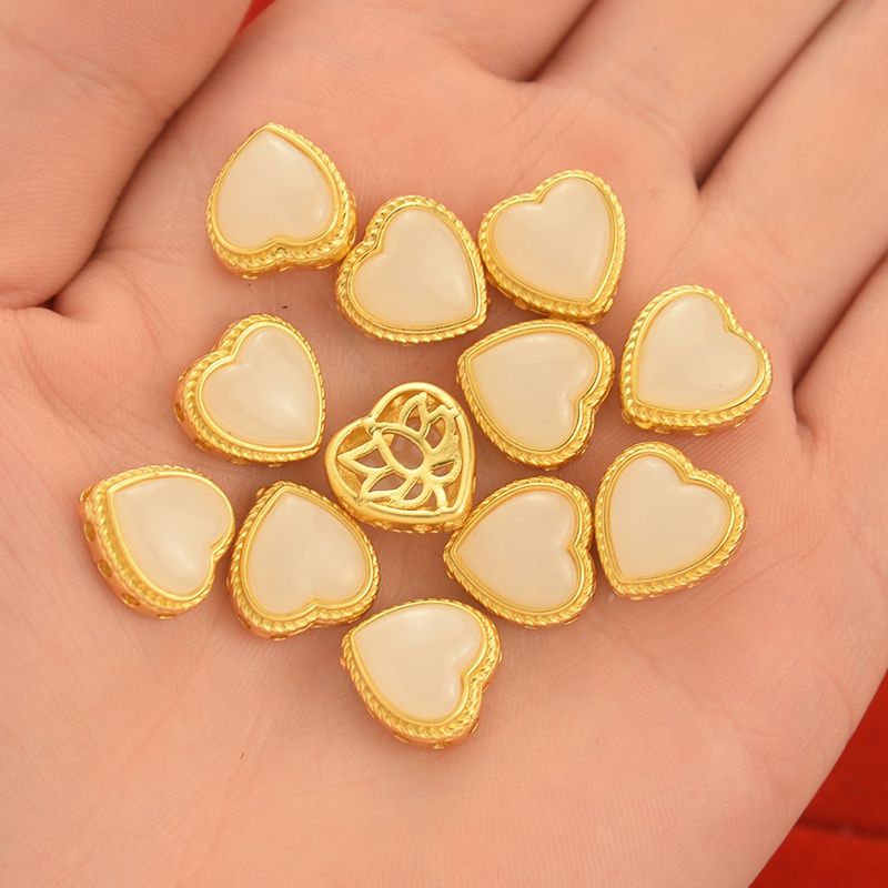 Phụ Kiện Trang Sức Hình Trái Tim Phong Cách Nepal Cổ Điển