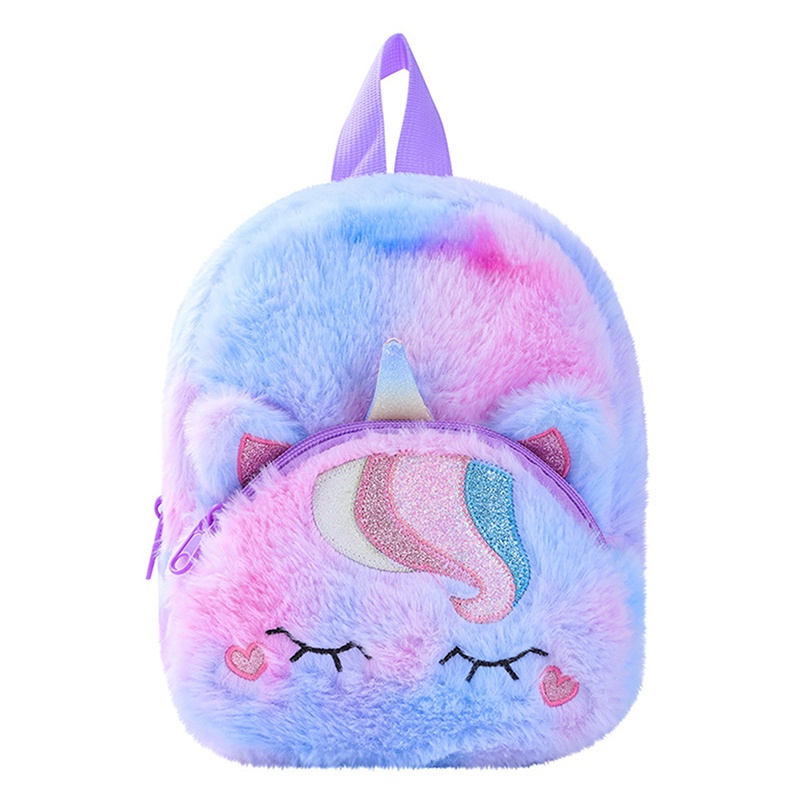 Balo Nhung HìNh NgựA Unicorn Dễ Thương Cho Bé