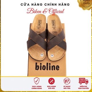 Da Bò Thật - Dép quai chéo đế trấu Birken Official