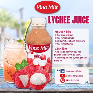 Sinh tố Vải VINA MỨT 1000ml