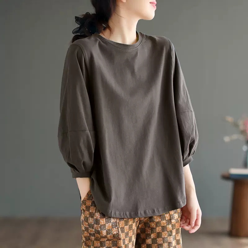 Áo thun nữ NRVP dài tay dáng rộng thời trang oversized