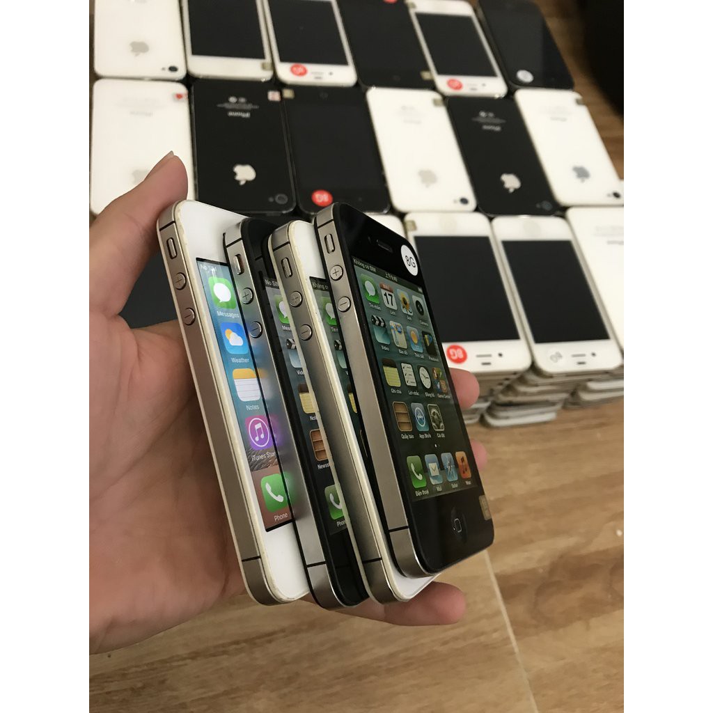 ĐT IP4S 16/8Gb đủ chức năng-Cũ -tặng kèm sạc cáp,hỗ trợ tải app