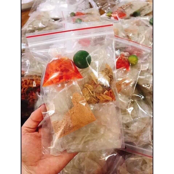 Bánh Tráng Phơi Sương Muối Nhuyễn Hành Phi  Bánh Tráng Ớt Tắc Túi Zip Siêu Hấp Dẫn