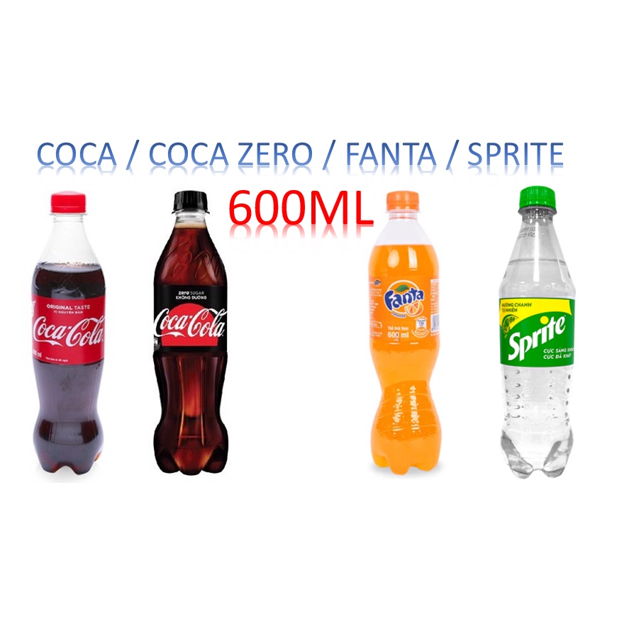 [Q.3] QUẬN 3 [HỎA TỐC] MỘT CHAI NƯỚC GIẢI KHÁT CÓ GAS VỊ NGUYÊN BẢN / ZERO CÓ / KHÔNG ĐƯỜNG COCA-COLA 600ML/CHAI