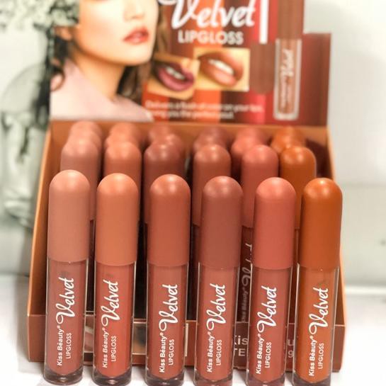 (Hàng Mới Về) Set 6 Son Kem Lì Mịn Như Nhung Chính Hãng Thái Lan 7954