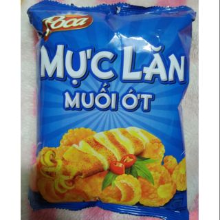 Compo 10 gói snack poca mực lăn muối ớt 30g