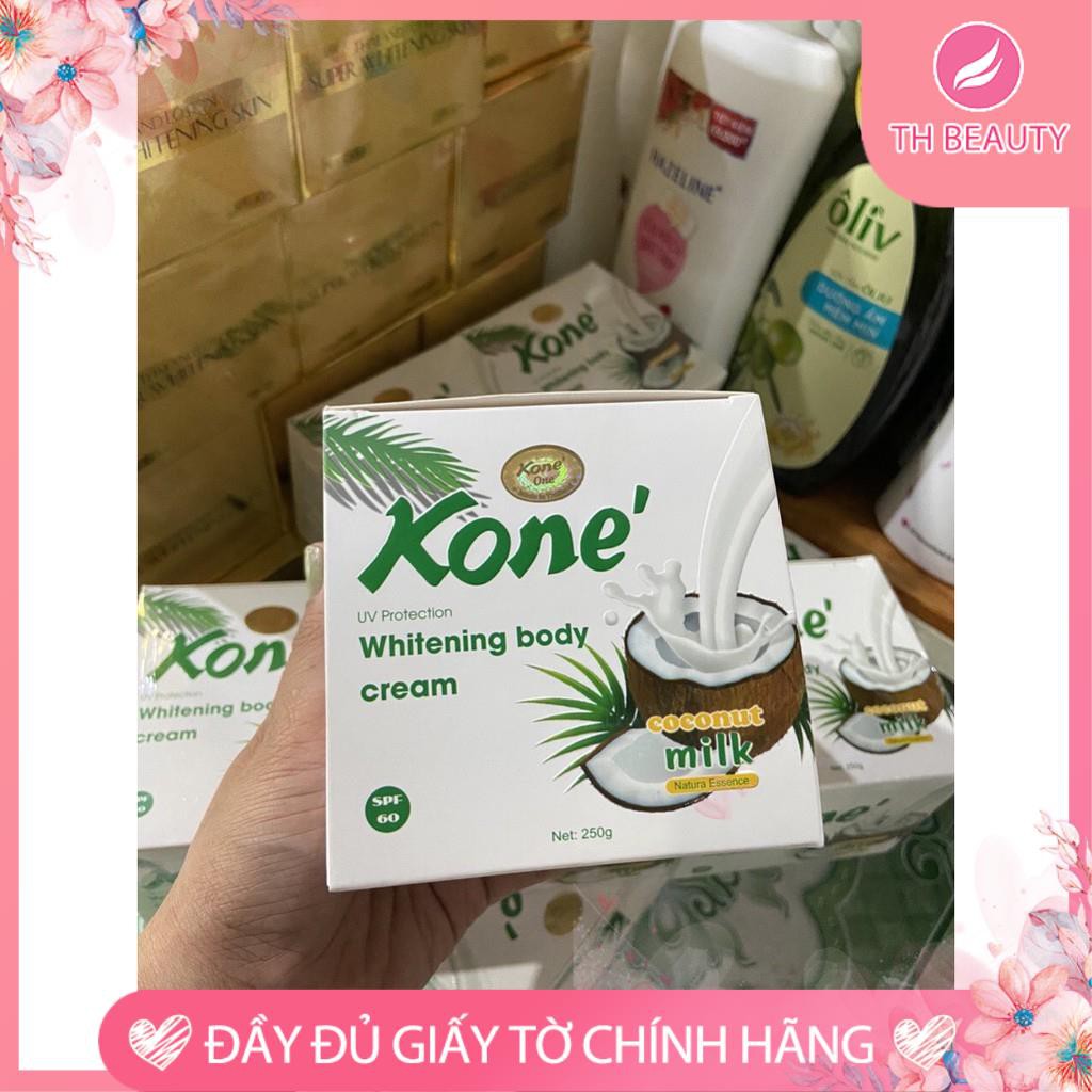 [Thật 100%] Kem Body Kone trắng da chiết xuất Collagen, sữa dừa