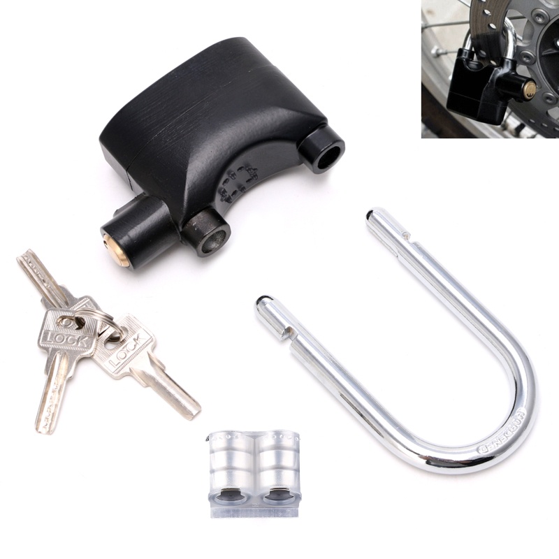 Ổ Khóa Cảnh Báo Chống Nước Dành Cho Xe Máy / Xe Đạp