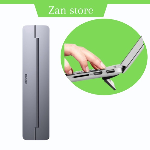 Đế tản nhiệt dạng xếp,  siêu mỏng Baseus Papery  Notebook  Holder  dùng  cho Macbook / Laptop ( 0.3c