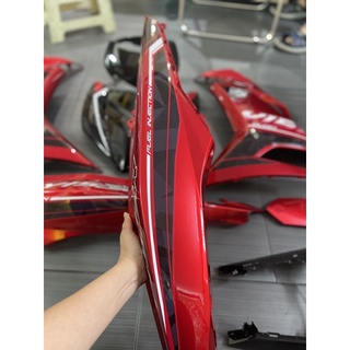Áo Exciter 150 đỏ candy đen tem Y15ZR