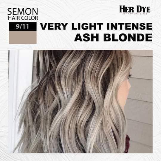 Nhuộm tóc màu Khói Sáng Intense Light Ash Blonde chính hãng Karseell Italy Ý 100ml