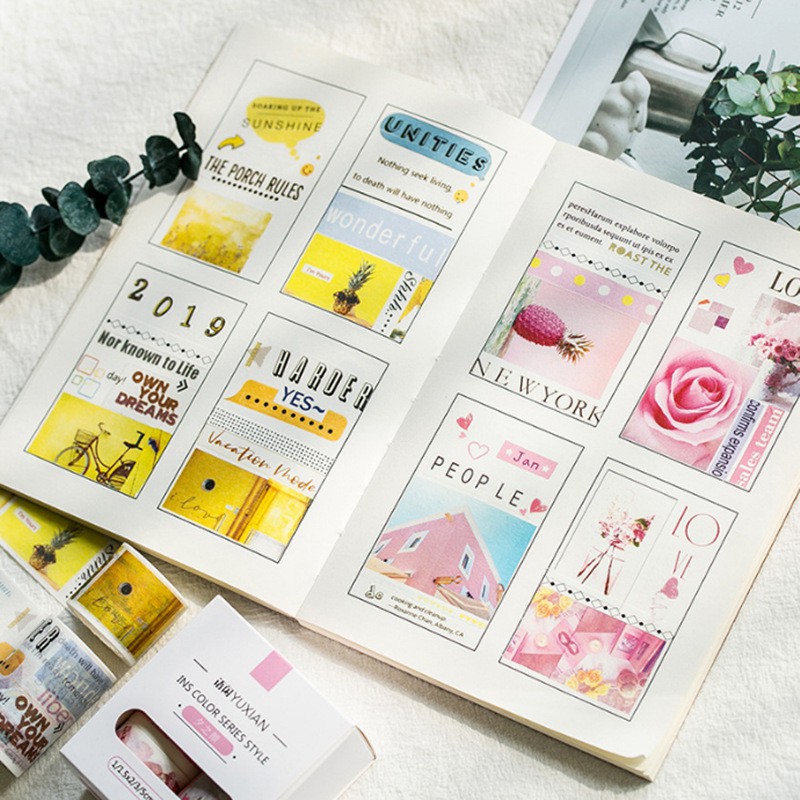 Set băng dính washi tape photography WST223