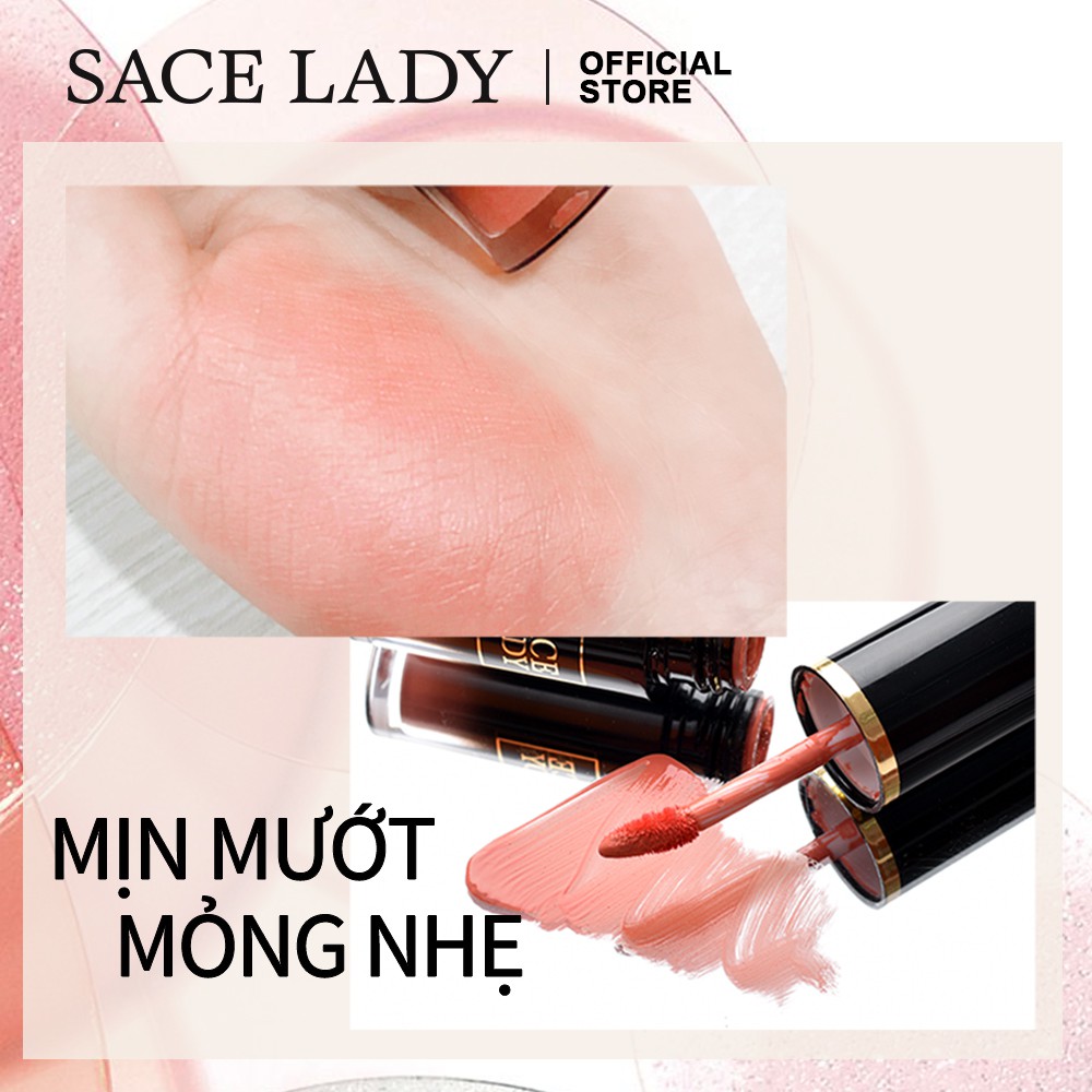 Kem má hồng SACE LADY dạng lỏng khối lượng nhẹ trang điểm phong cách Hàn 4ml