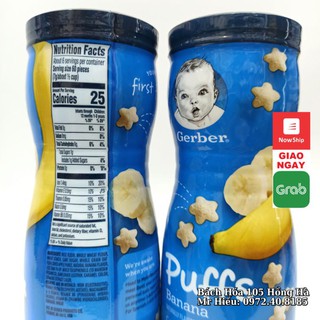 [Hỏa Tốc] Bánh ăn dặm Gerber vị Chuối