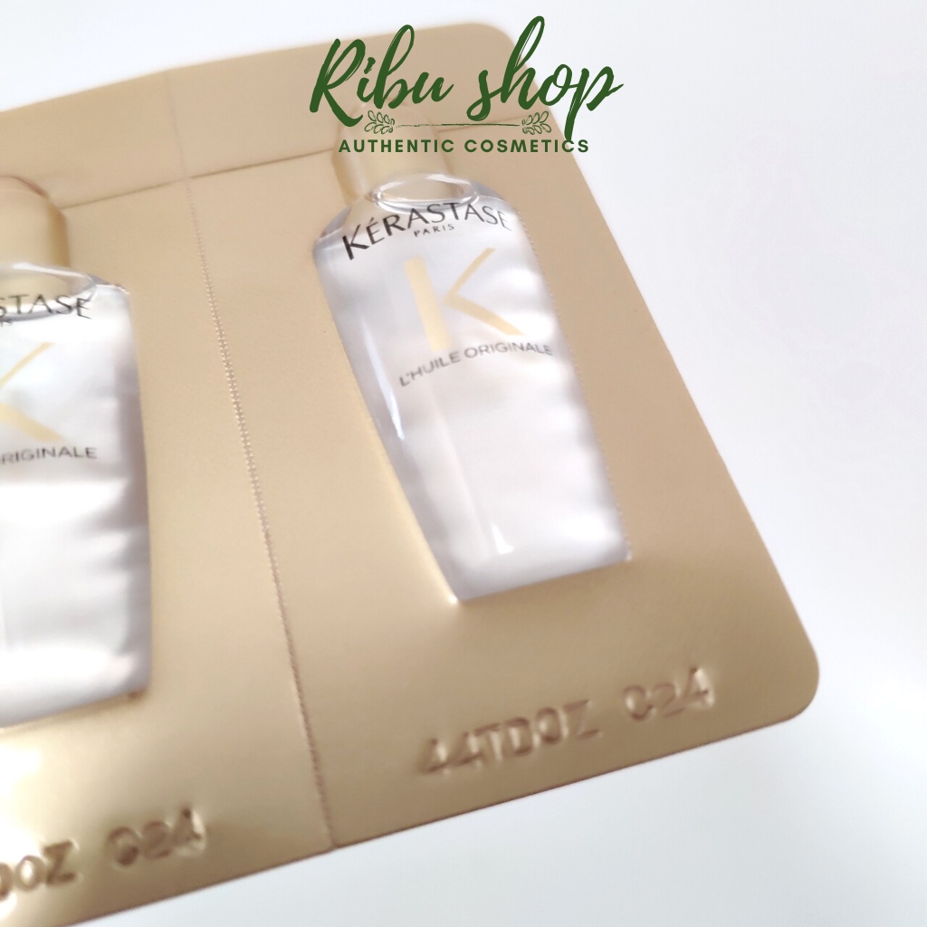 Mẫu thử dầu dưỡng tóc siêu xịn Kerastase Paris Elixir Ultime Hydrating Hair Oil Serum 2 gói x 2ml - Ribu shop