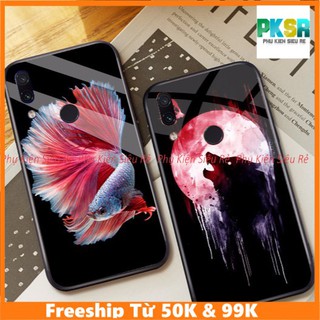 Ốp lưng cho các dòng Xiaomi mặt lưng cường lực 3D