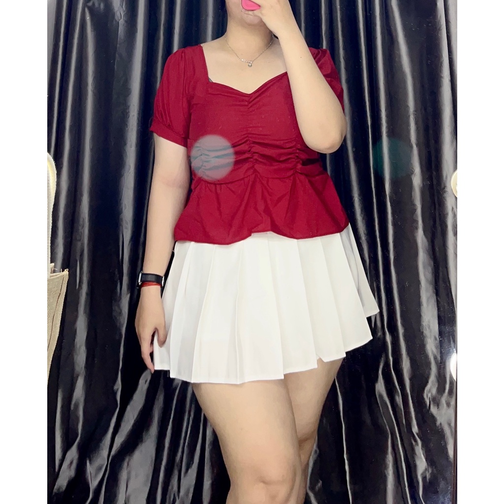 Áo lụa nhún ngực Bigsize