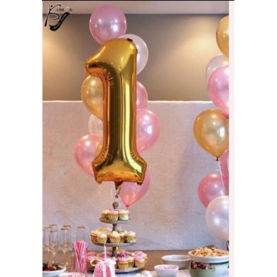 Bóng số size to 70cm trang trí sinh nhật