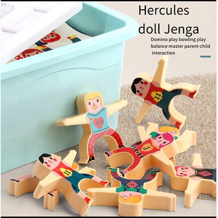 Bộ Đồ Chơi Lắp Ráp Tòa Nhà Jenga Gaoyi Phát Triển Trí Thông Minh Cho Bé 3-6 Tuổi