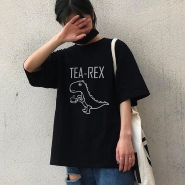 ALBUM 831 - ÁO THUN UNISEX TAY LỠ PHẢN QUANG BẠC T-REX  ཾ