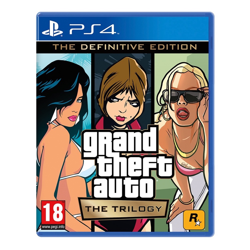 Đĩa Game Gta The Trilogy The Definitive Edition Ps4