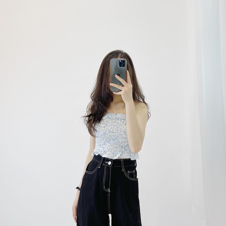 (FREESHIP) Áo quây hoa hàng xuất cao cấp Ulzzang