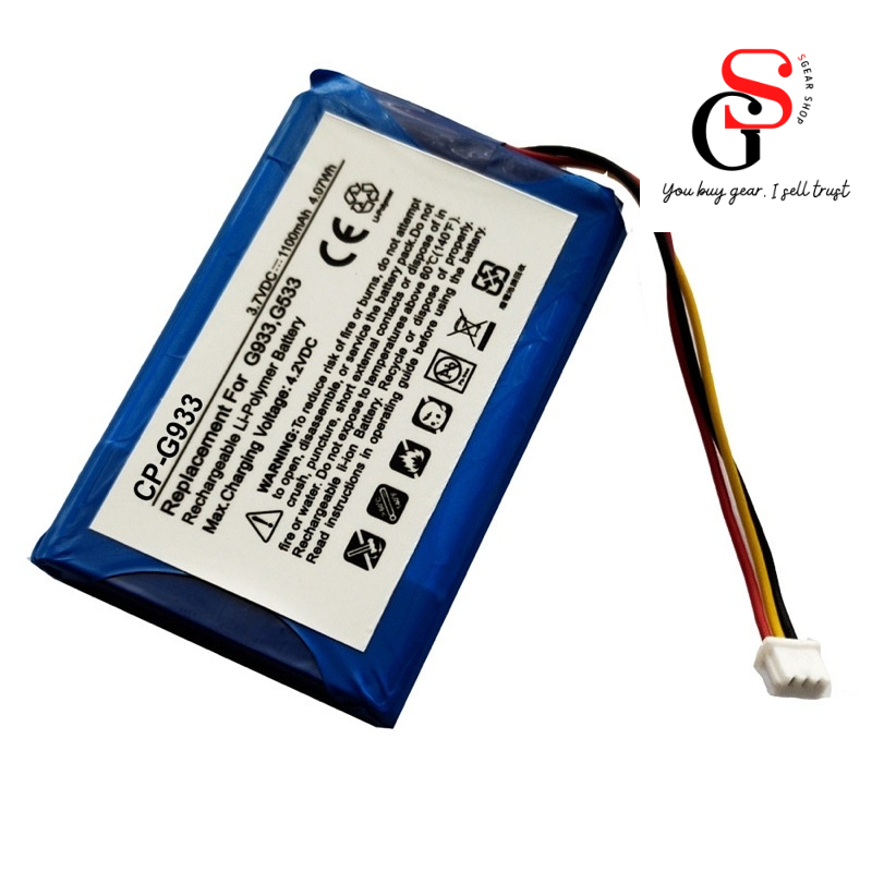 Pin thay thế cho tai nghe logitech G933 G533