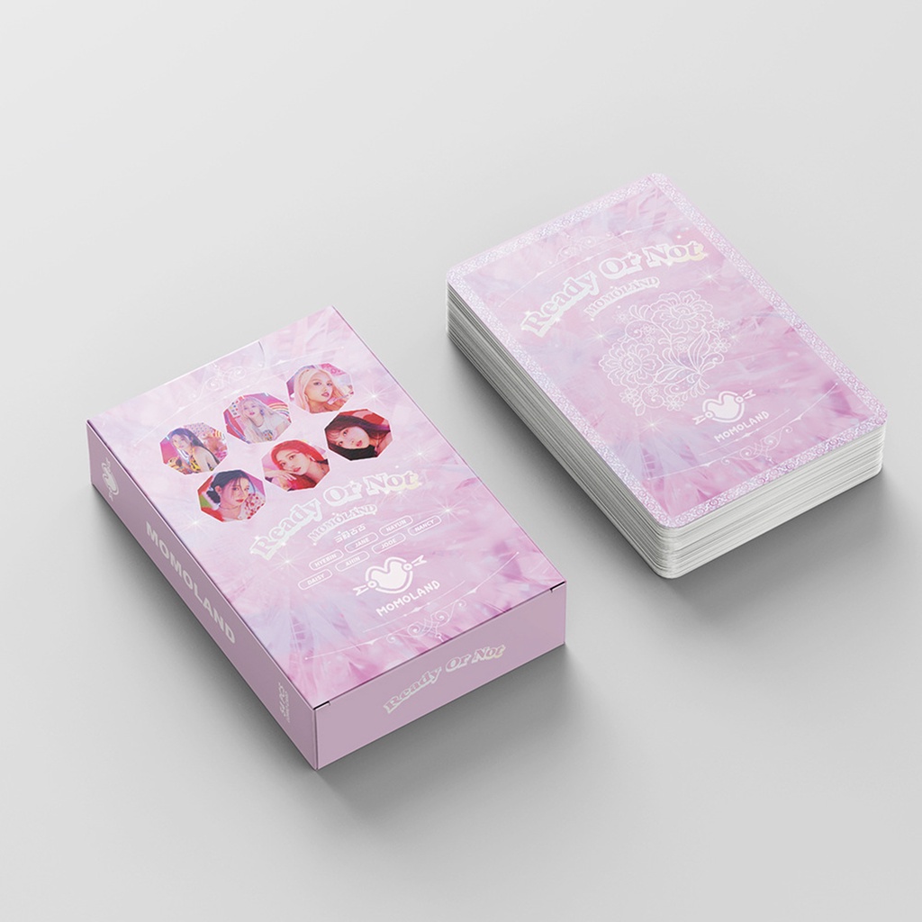 Set 54 Tấm Thẻ Lomo In Hình Nhóm Nhạc Momoland Dùng Để Trang Trí Album Ảnh